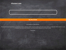 Tablet Screenshot of chasseur.com